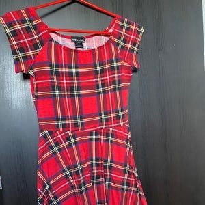 Red Plaid Dress